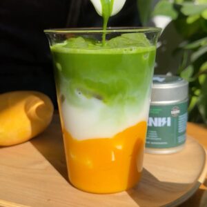 Mango iced Matcha